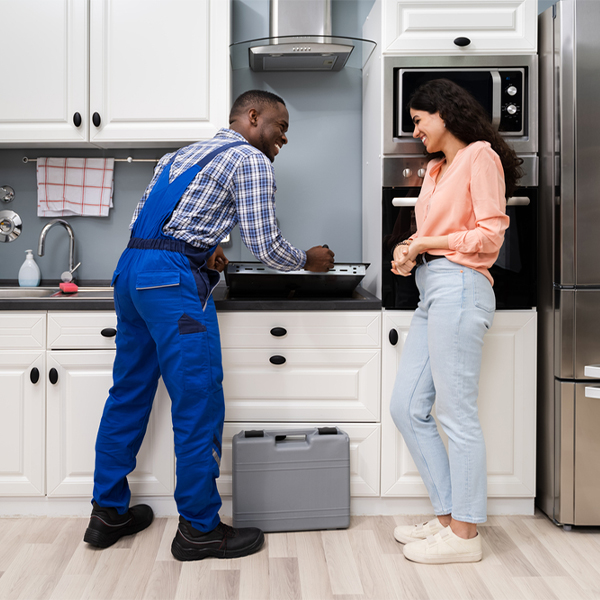 can you provide an estimate for cooktop repair before beginning any work in Dewey WI